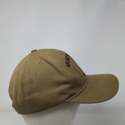 Afloat Training Group Mayport Strapback Hat Brown One Size Embroidered