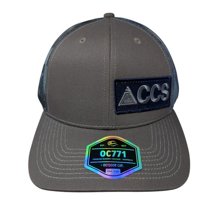 CCS Snapback Mesh Back Trucker Hat Camo One Size Outdoor Cap 6 Panel