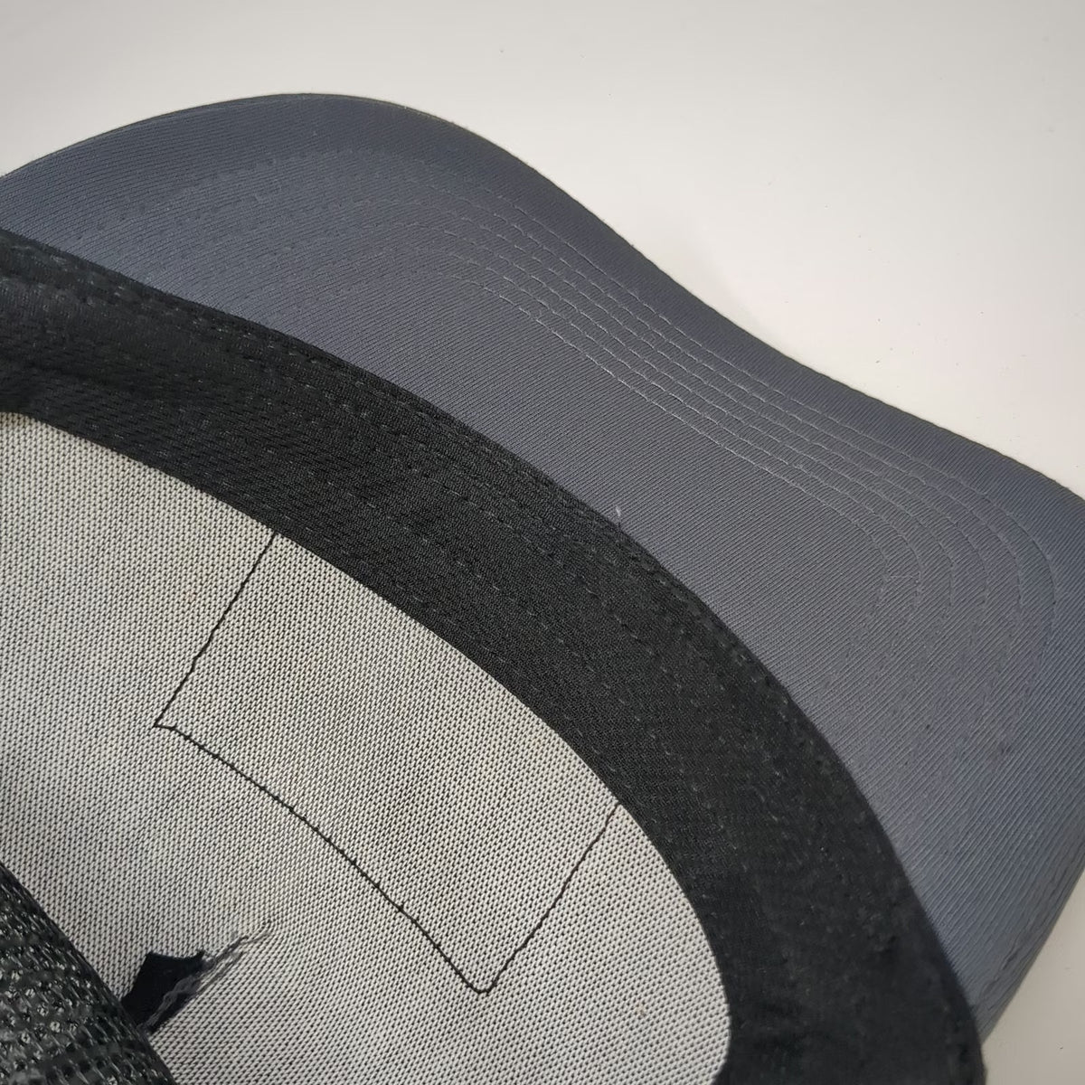 Sport-Tek Trucker Hat Gray OSFM Cascade Building Supply Construction Snapback