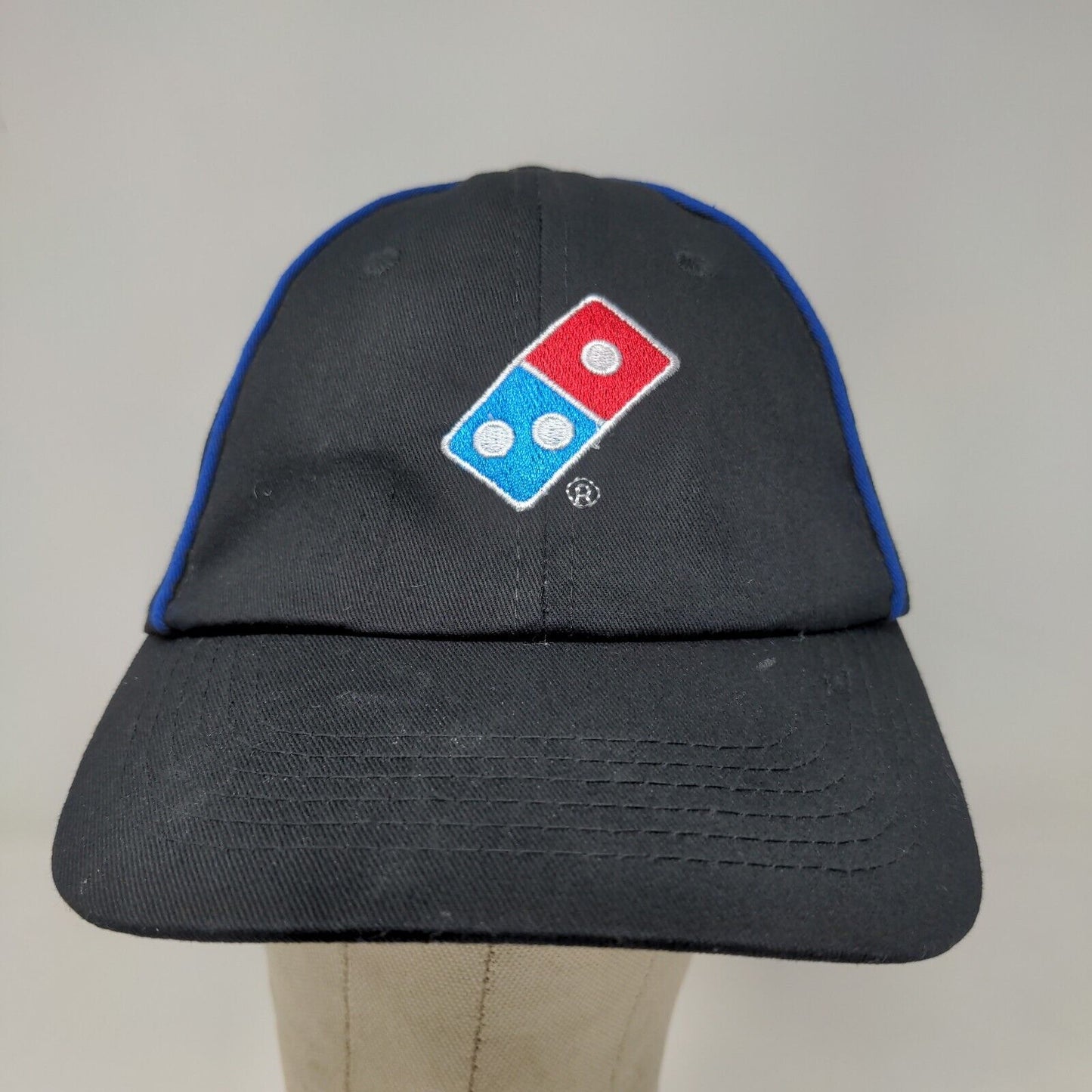 Domino's Gear Men's Strapback Hat Black Adjustable Embroidered Logo Employee