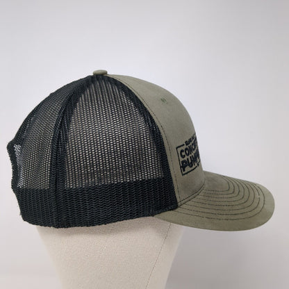 Idaho Falls Concrete Pumping Inc Trucker Hat Green One Size Mesh Back