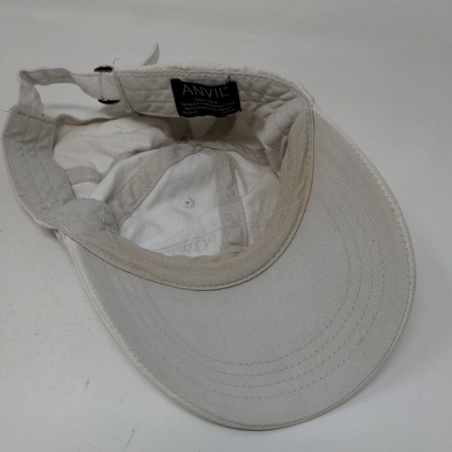 Dita Von Diva Beauty is Power Slideback Hat Cream One Size Adjustable Anvil