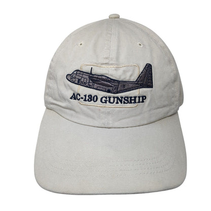 AC-130 Gunship Slideback Hat Tan OSFA Embroidered Gear For Sports