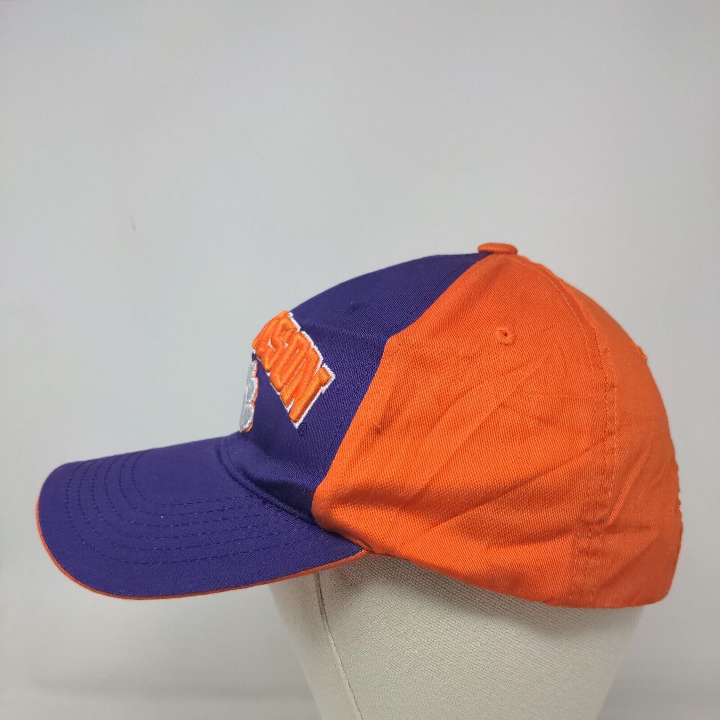 Collegiate Headwear Men's Strapback Hat Multi Clemson Tigers Embroidered Logo