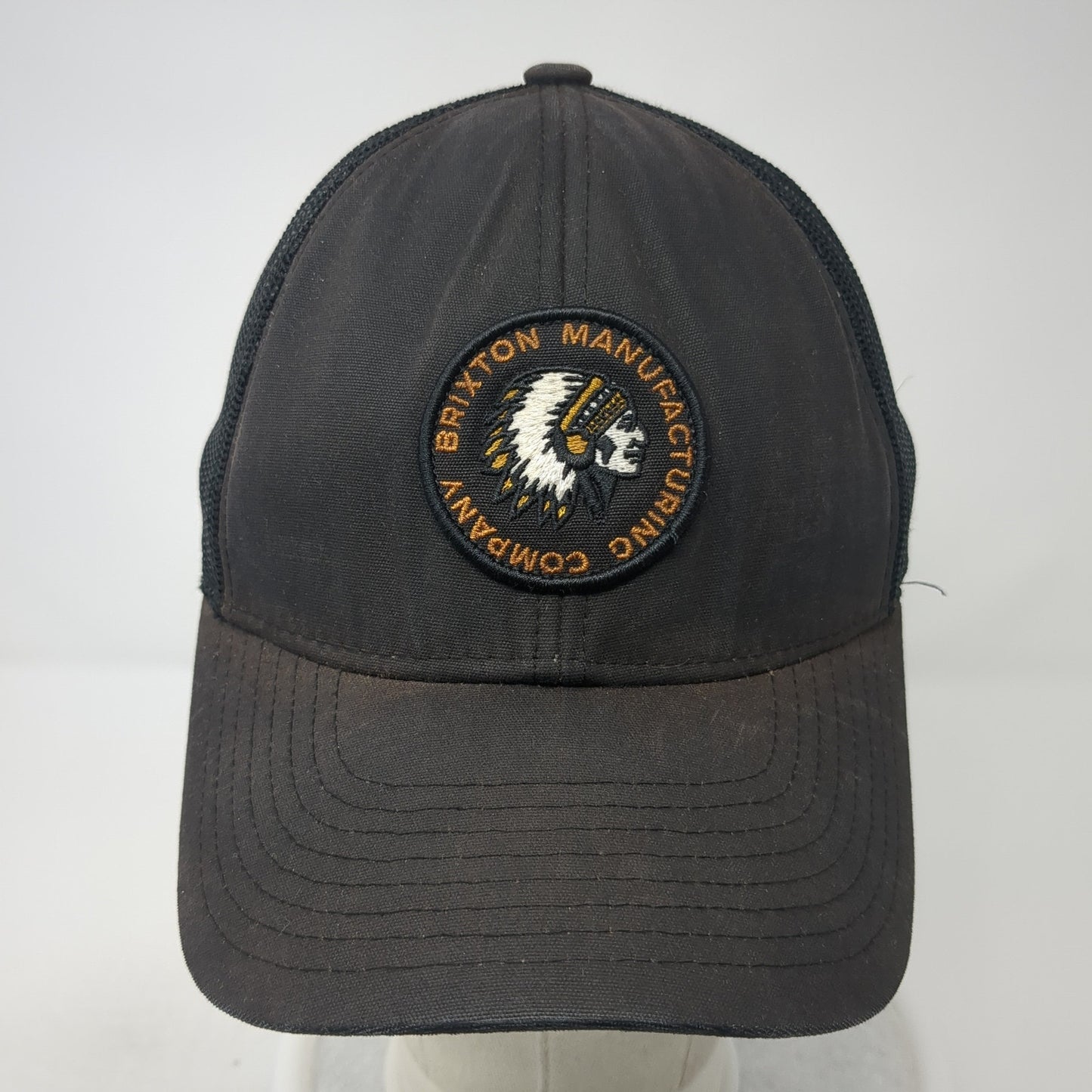 Brixton Manufacturing Company Patch Snapback Trucker Hat Black One Size