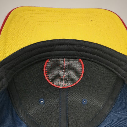 Ted Lasso Snapback Hat Blue Red One Size Believe Patch Yellow Underbrim Show