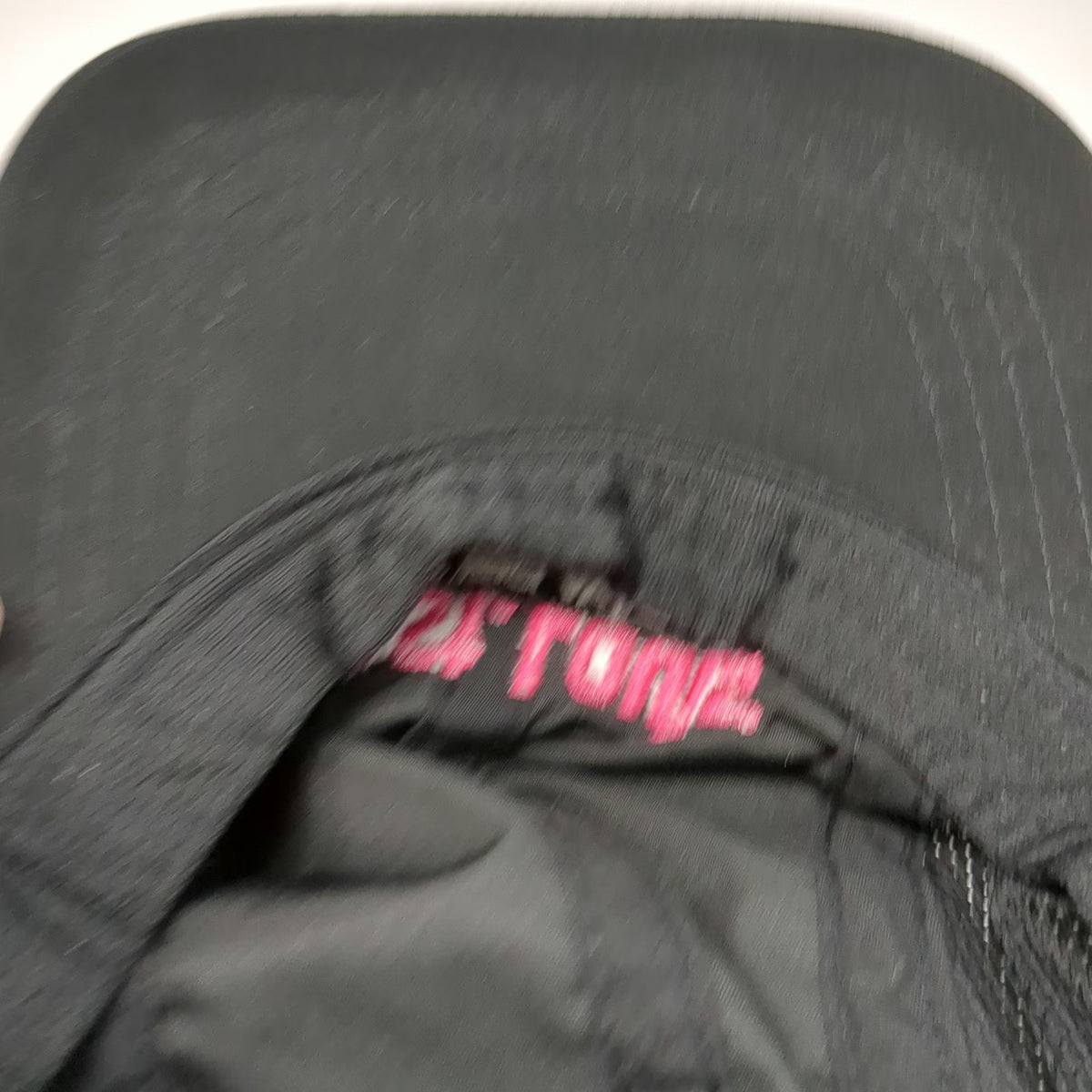 Headsweats Baseball Cap Black Pink One Size Running Mesh Hat GO St Louis 26.2
