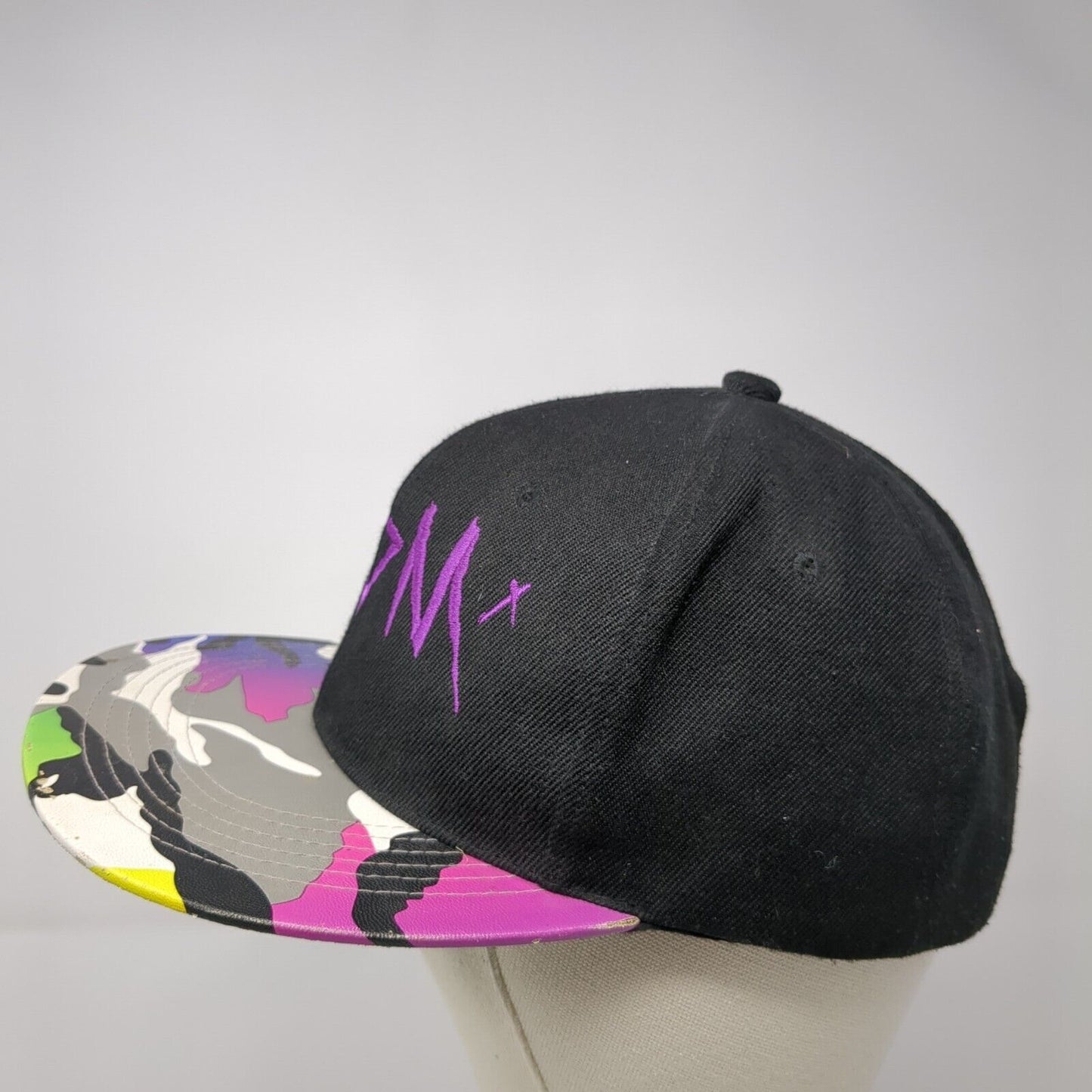 KDM Snapback Hat Camouflage One Size Adjustable Embroidered AF Academy Fits