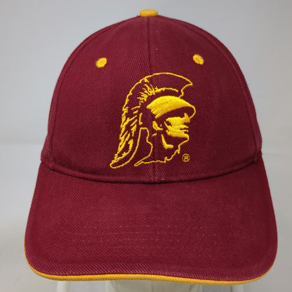 USC Trojans NCAA Signatures Cap Red One Size Strapback Yellow Sandwich Bill Hat