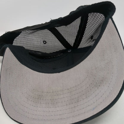 NPA Powersports Auction Black Trucker Hat OSFM Snapback Mesh Motorcycle Patch