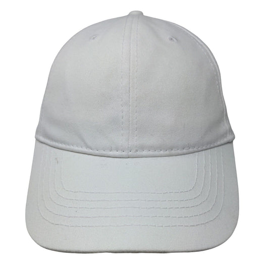 Time & Tru Women's Slideback Hat White Size OSFM Blank W/Tags Adjustable