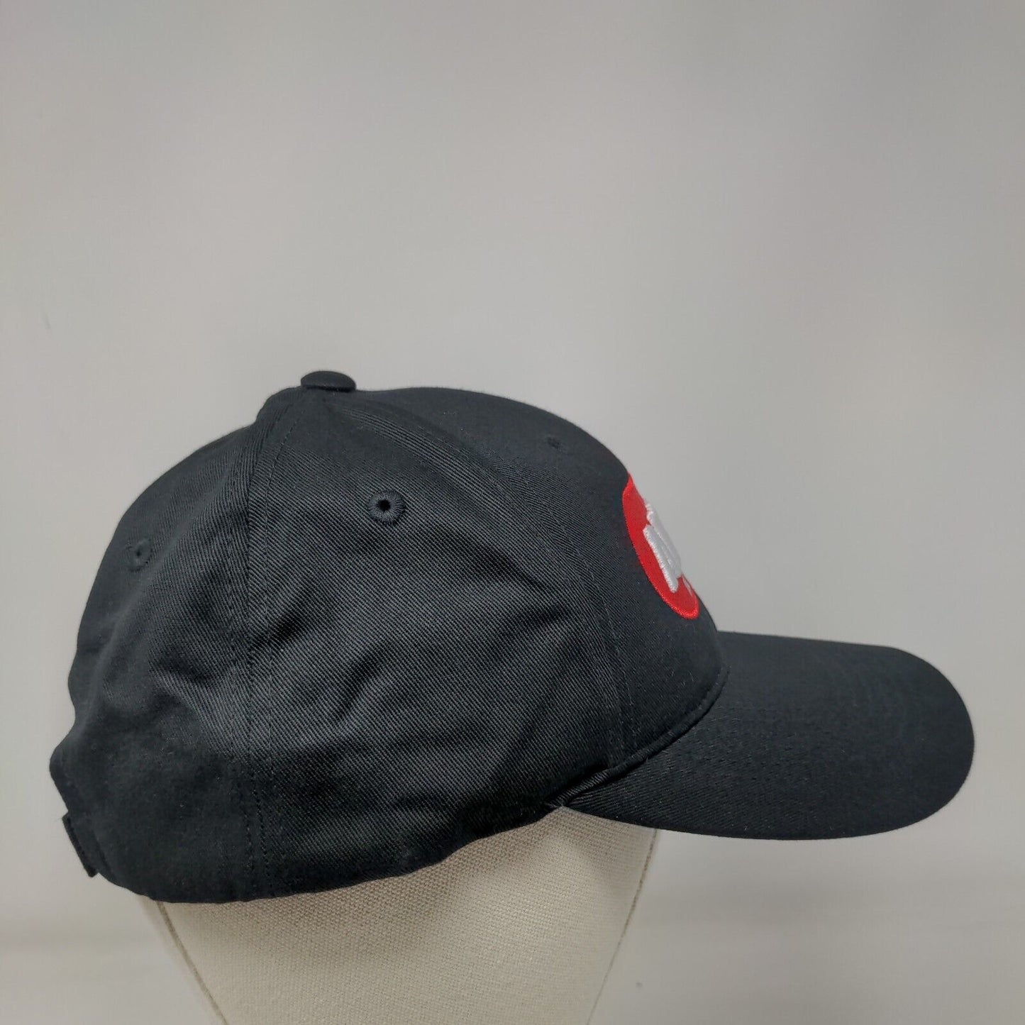 Amalie Motor Oil Strapback Hat Black OSFM Solid Adjustable Embroidered