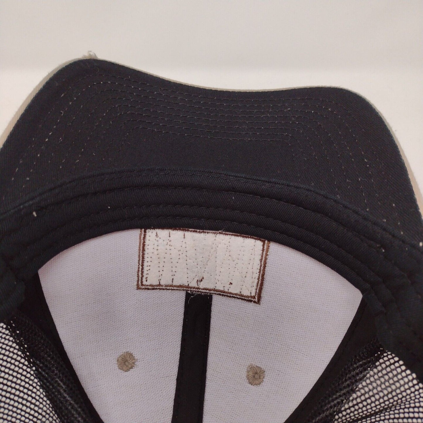 Scheels Snapback Trucker Hat Tan One Size Adjustable Mesh Back Patriotic 6 Panel