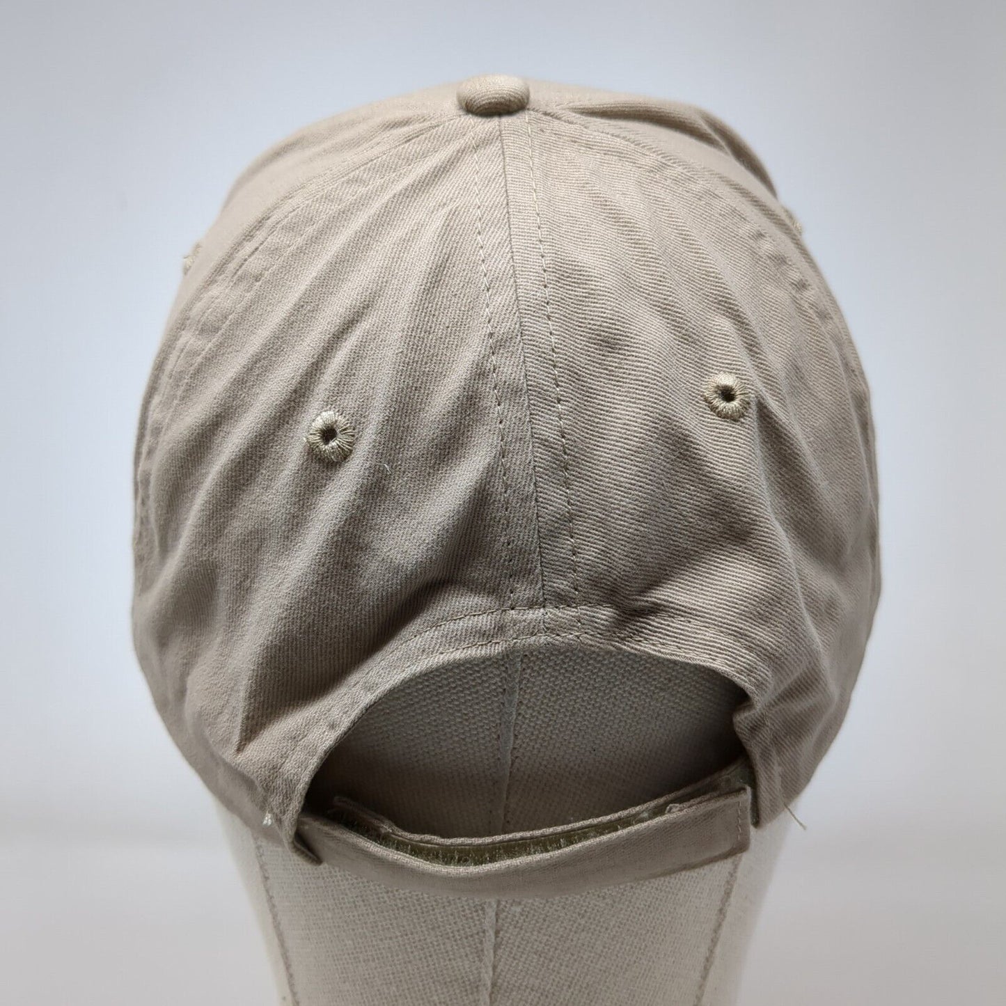 CAST For Kids Foundation Strapback Hat Tan One Size Adjustable Embroidered KC
