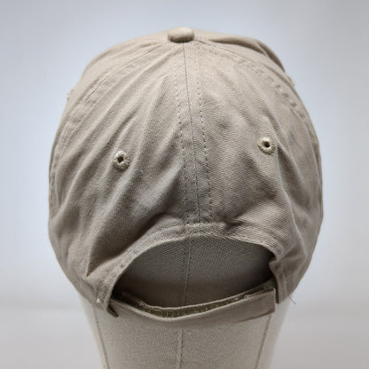 CAST For Kids Foundation Strapback Hat Tan One Size Adjustable Embroidered KC