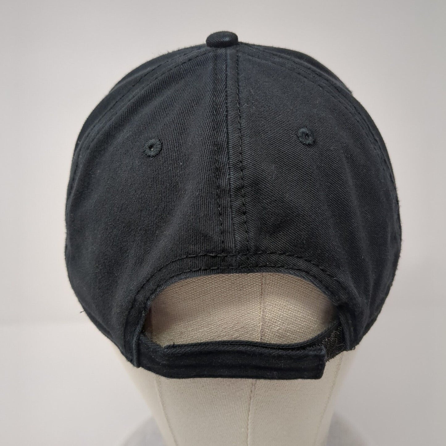 Guardian Strapback Hat Black One Size Solid Adjustable Outdoor Otto