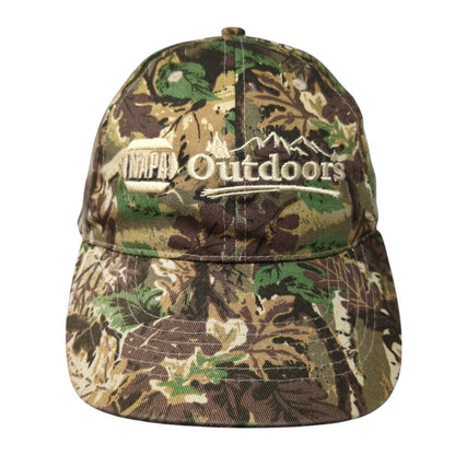 NAPA Outdoors Strapback Hat Camouflage One Size Adjustable Embroidered 6 Panel