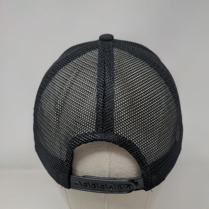 Milagro Tequila Snapback Mesh Back Trucker Hat Black One Size Embroidered