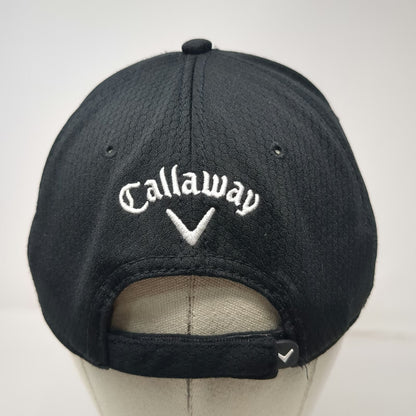 Callaway Baseball Cap Black One Size Woodford Reserve Strapback Golf Hat Mesh