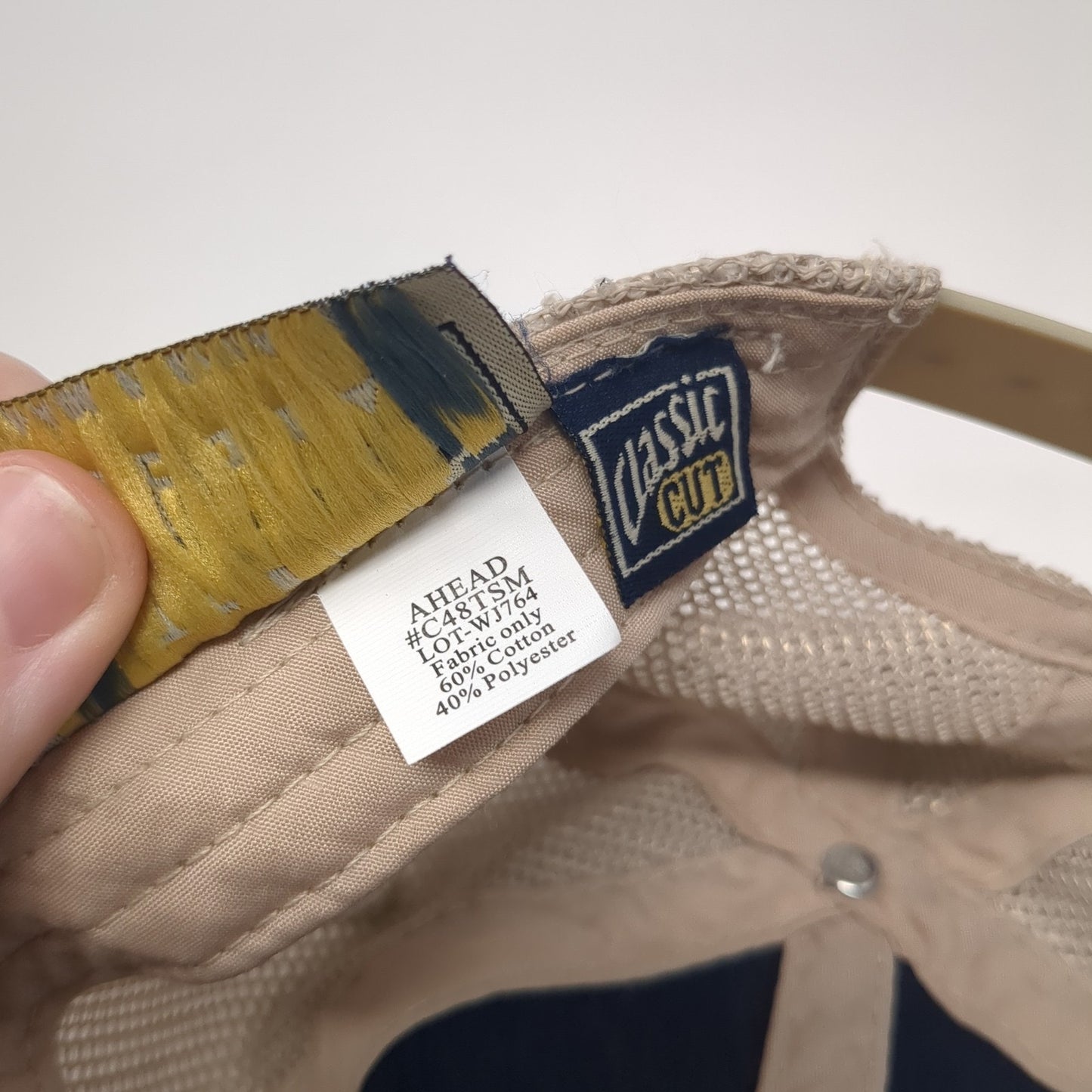 Questpro Snapback Trucker Hat Blue One Size Adjustable Classic Cut Ahead