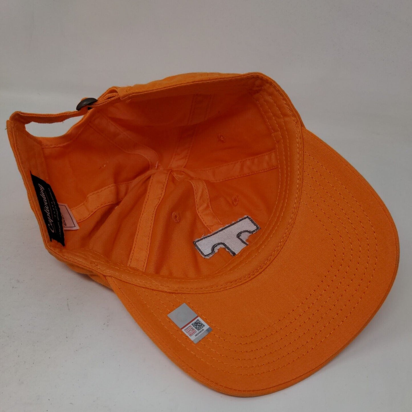 Captivating Mens Slideback Hat Orange OSFM Embroidered Tennessee Volunteers Logo