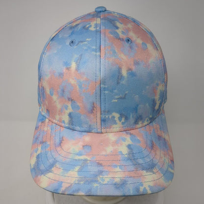 Unbranded Slideback Hat Multicolor OS Adjustable Tie Dye Vented Holes Blank