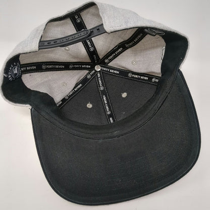 47 Pittsburgh Pirates MLB Baseball Cap Black One Size Script Flat Brim Snapback