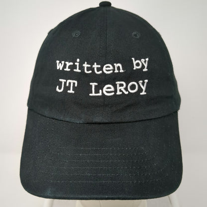 OTTO JT LeRoy Written By Embroidery Hat Black Baseball Cap One Size Slideback