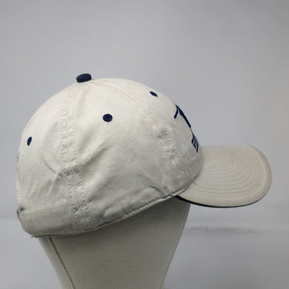 Whitman College NCAA The Game Cap Beige Blue One Size Slideback WC Logo Hat