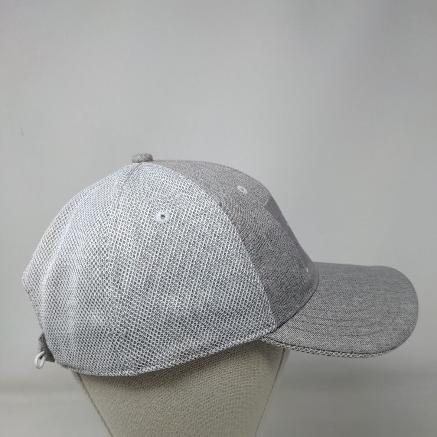 F&G Strapback Trucker Hat Gray One Size Classic Cut Vented Holes 6 Panel Ahead