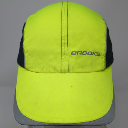 Brooks Baseball Cap Green One Size Nightlife Track Reflective Safety Light Hat