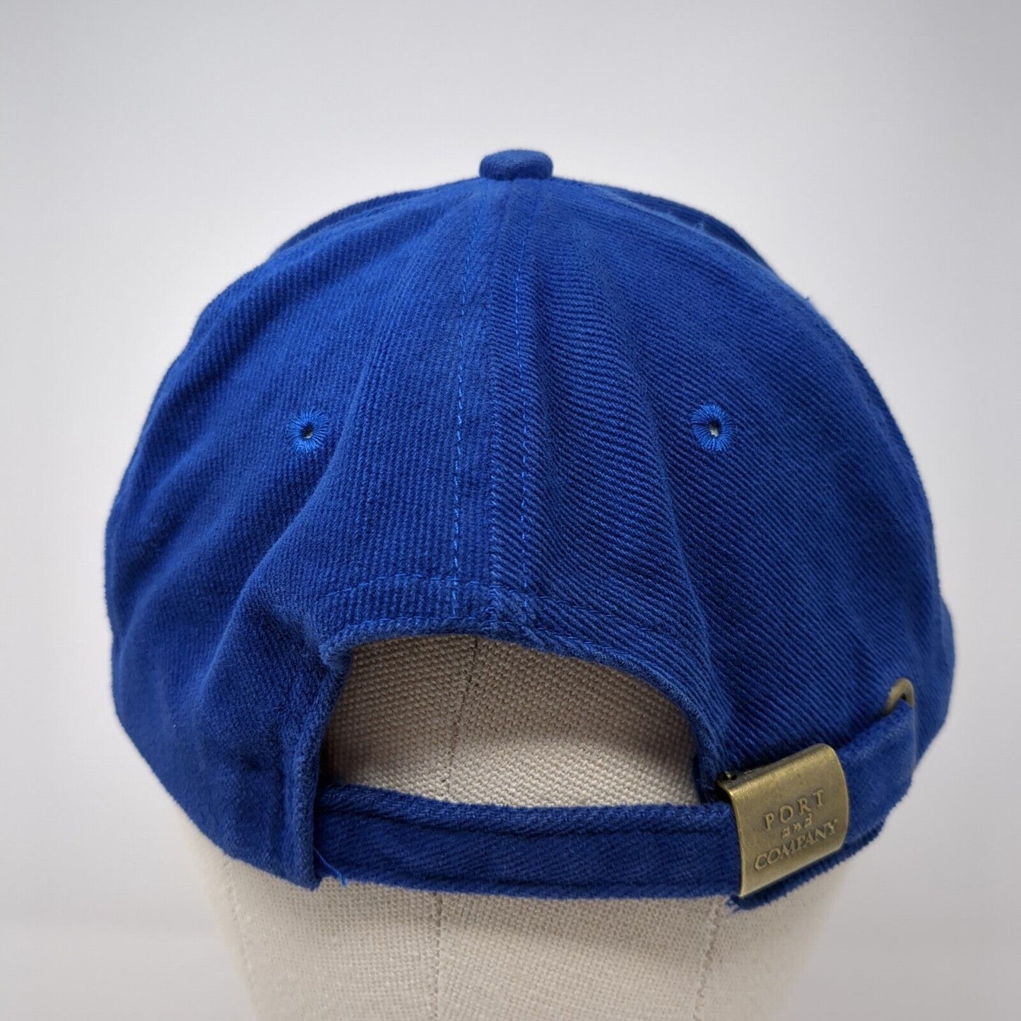 Hot Shoe Hot Rods Slideback Hat Blue OS Adjustable Embroidered Port and Company