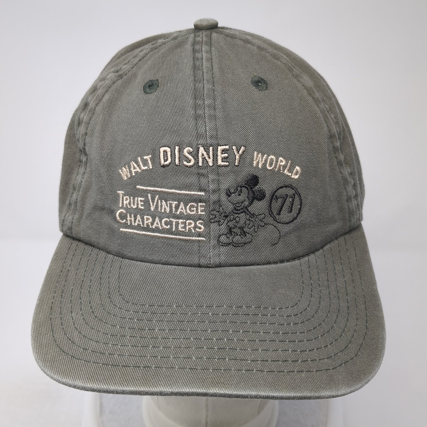 Walt Disney World True Vintage Characters Mickey Mouse Baseball Cap Brown OS