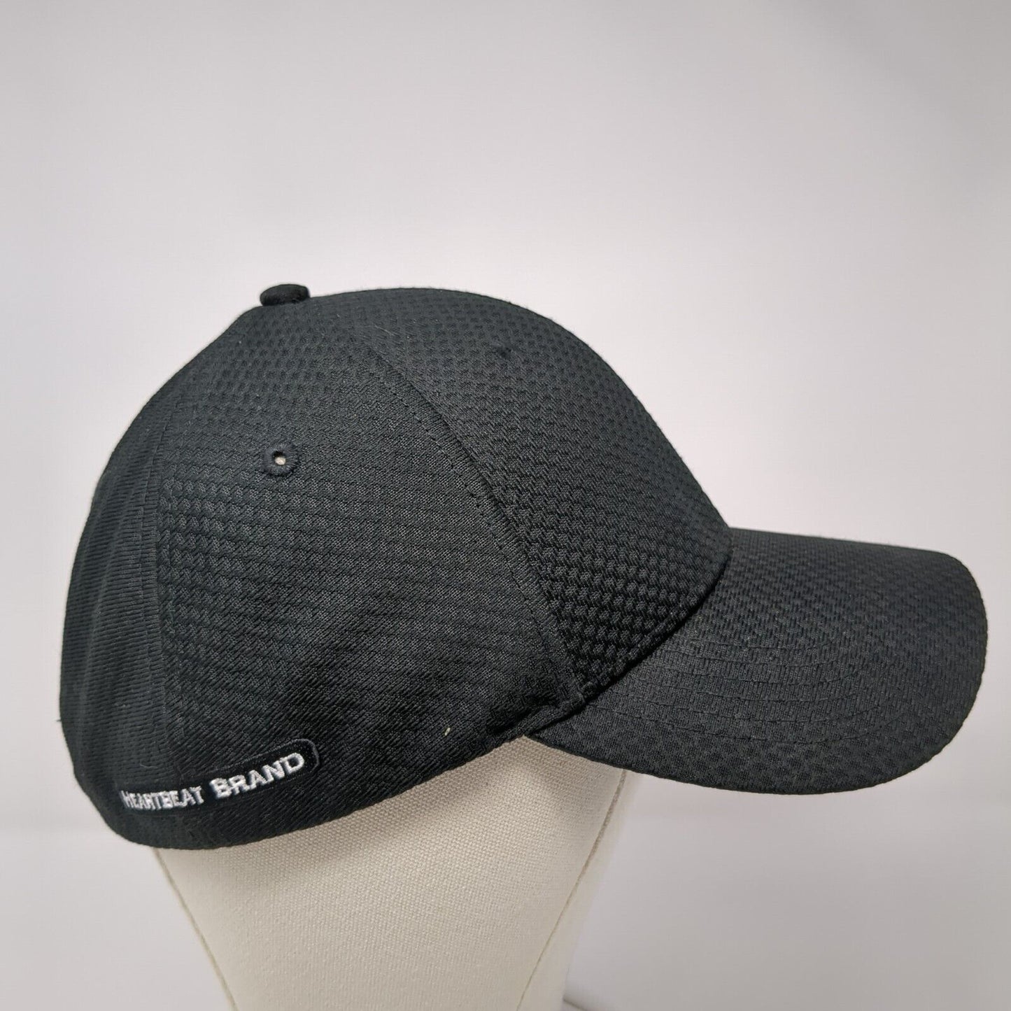 Idaho Heartbeat Brand Snapback Hat Black One Size Adjustable 6 Panel