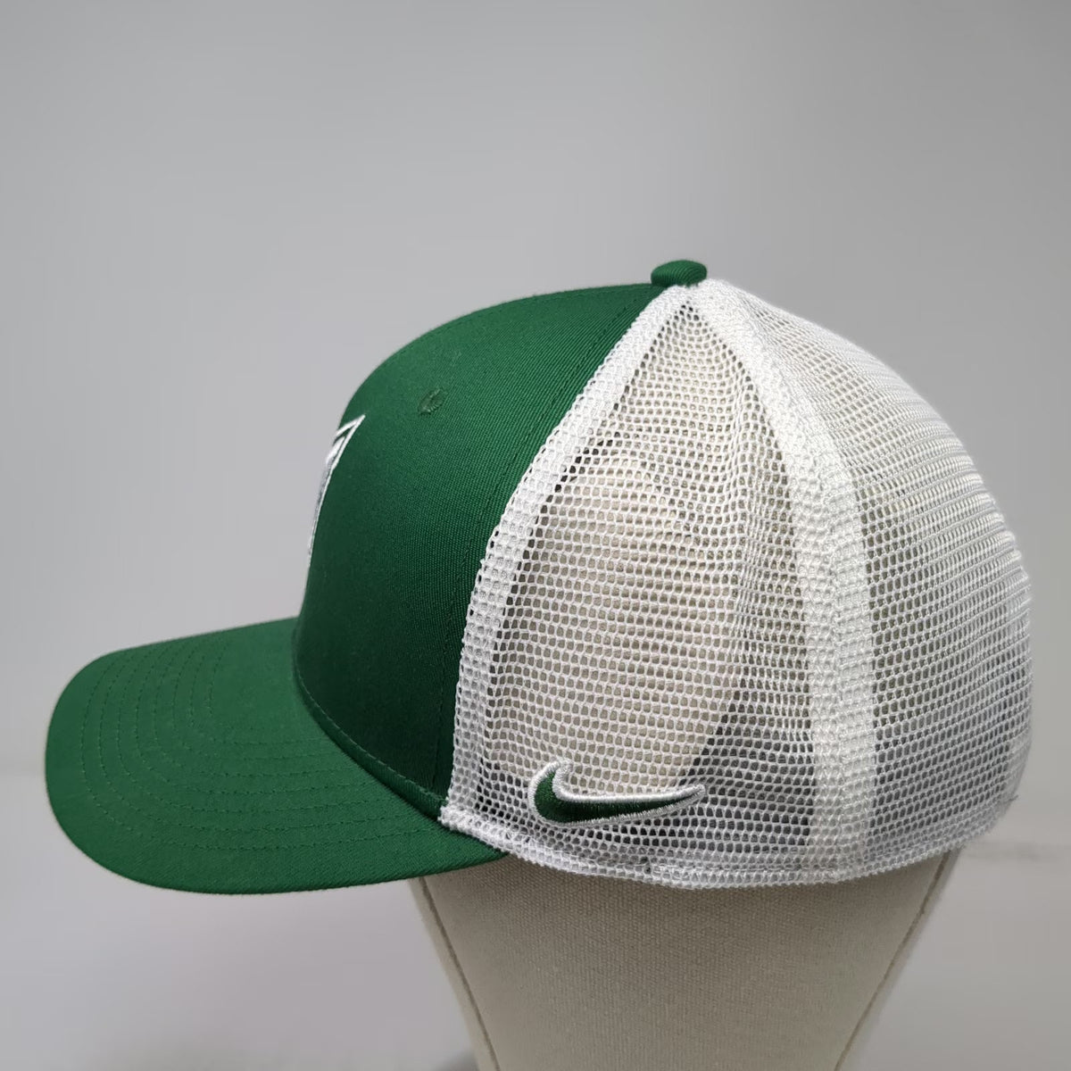Nike Portland State Vikings NCAA Trucker Hat Green L Snapback Mesh DriFIT Shield