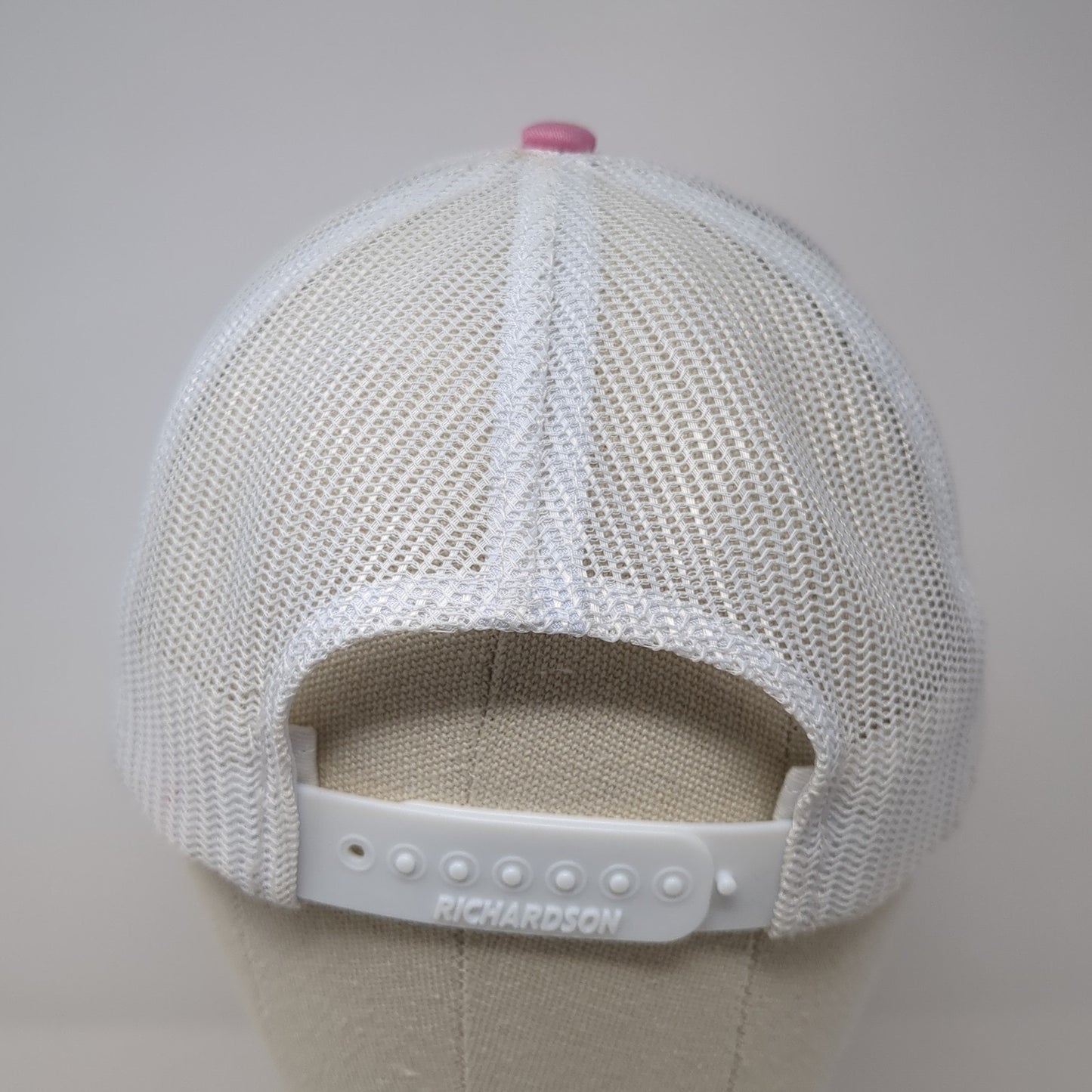 Idaho Mining Apparel Trucker Hat Pink One Size Adjustable Mesh Back Richardson