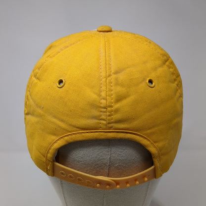 I'm So Horny The Crack of Dawn Snapback Hat Yellow One Size Adjustable Cotton