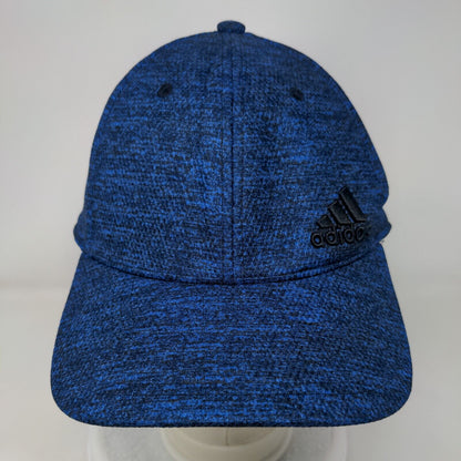 Adidas 3 Stripes Fitted Hat Blue Large/XL Embroidered Vent Holes 6 Panel