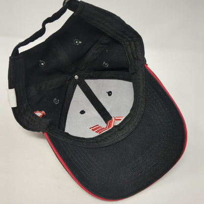 Minelab Slideback Hat Black One Size Adjustable Embroidered 6 Panel