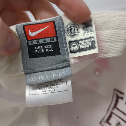 Nike Texas A&M Aggies NCAA Cap White Red One Size Dri-FIT Strapback Mesh Hat ATM
