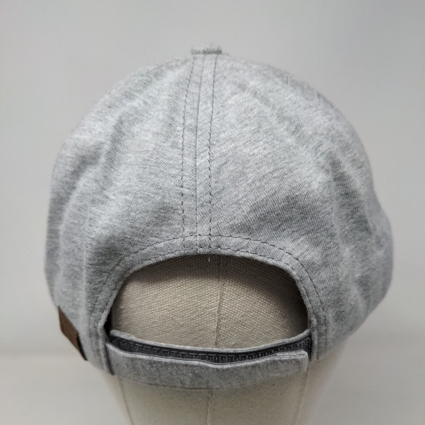 Glitter Star Strapback Hat Gray One Size Adjustable Lightweight 6 Panel Cotton