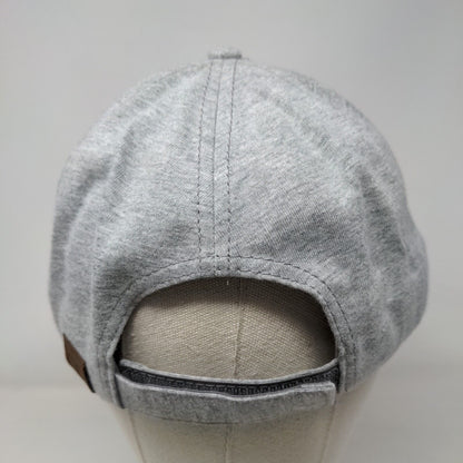 Glitter Star Strapback Hat Gray One Size Adjustable Lightweight 6 Panel Cotton