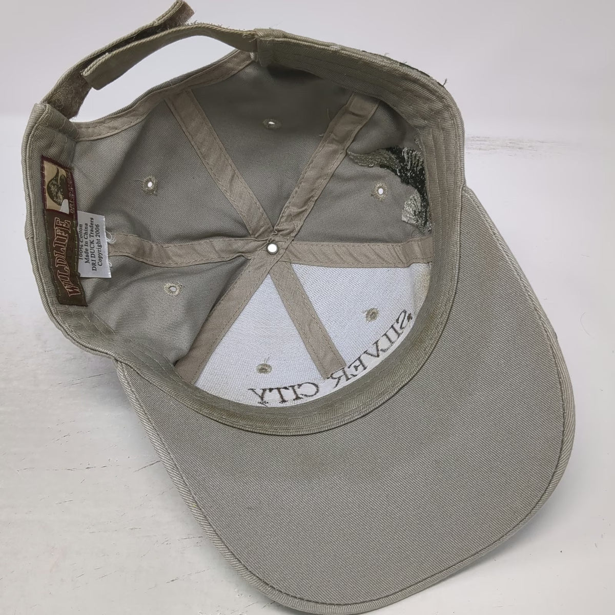 DRI DUCK Baseball Cap Beige One Size Wildlife Series Eagle Embroidery Idaho Hat