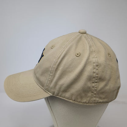 BYU Cougars NCAA Nike Hat Beige Blue Gold OSFM Underbrim Slideback Embroidered