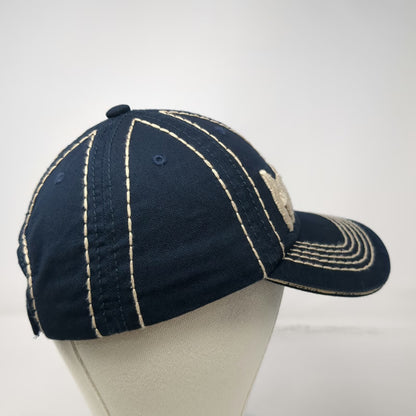 Blue Baseball Cap One Size Australia Souvenir Embroidered Contrast Stitching Hat