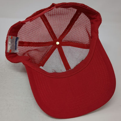 San Sun Class 1 Transport Mcveytown PA Red Trucker Hat One Size Snapback Mesh