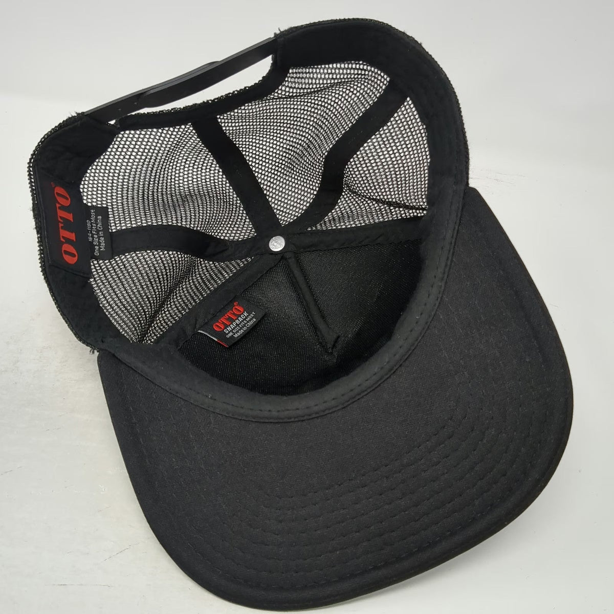 Strafe Trucker Hat Black One Size Mesh Snapback Ski Fast Foam Crown Cap