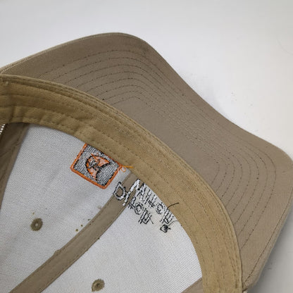 KBETHOS Ditch Witch Logo Trucker Hat Beige One Size Mesh Back Snapback Graphic