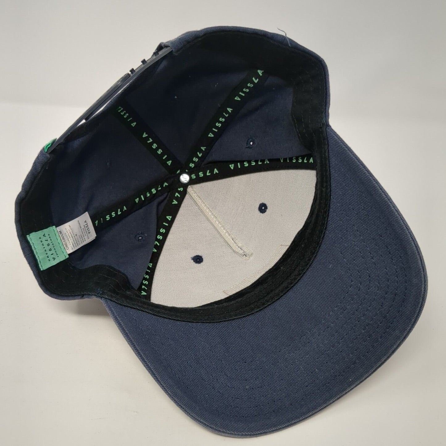 Vissla Unlimited Co. Patch Snapback Hat Blue One Size Adjustable
