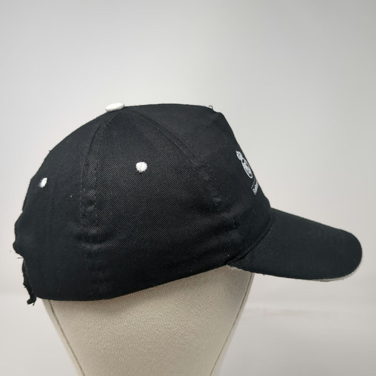 Mkt Real Madrid Soccer 5 Panel Black Hat One Size OS Campus Experience Strapback